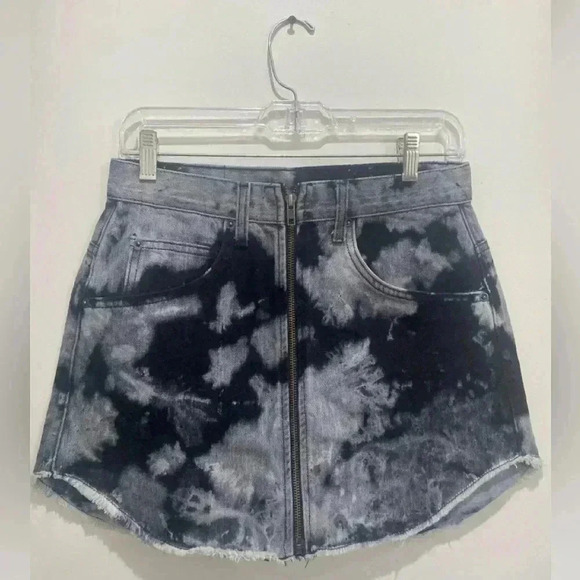 Carmar Beatriz Bleach Denim Skirt Size 28 - Picture 7 of 8